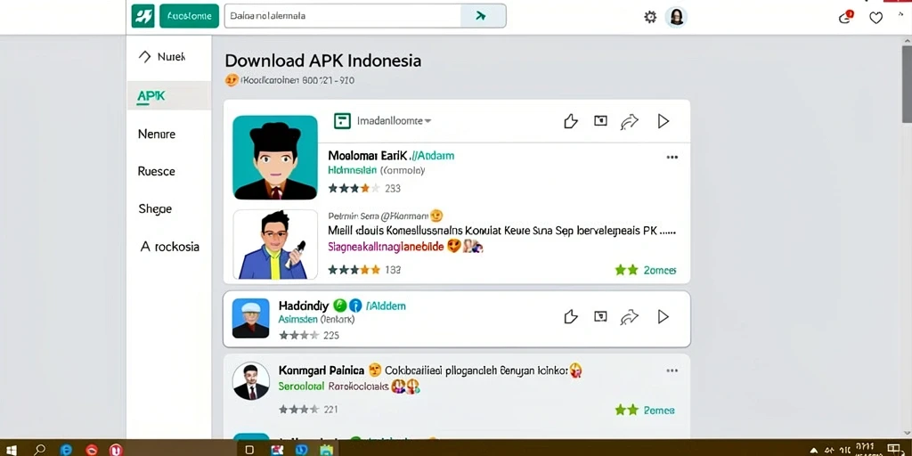 Fitur sosial untuk berinteraksi dengan pemain lain.