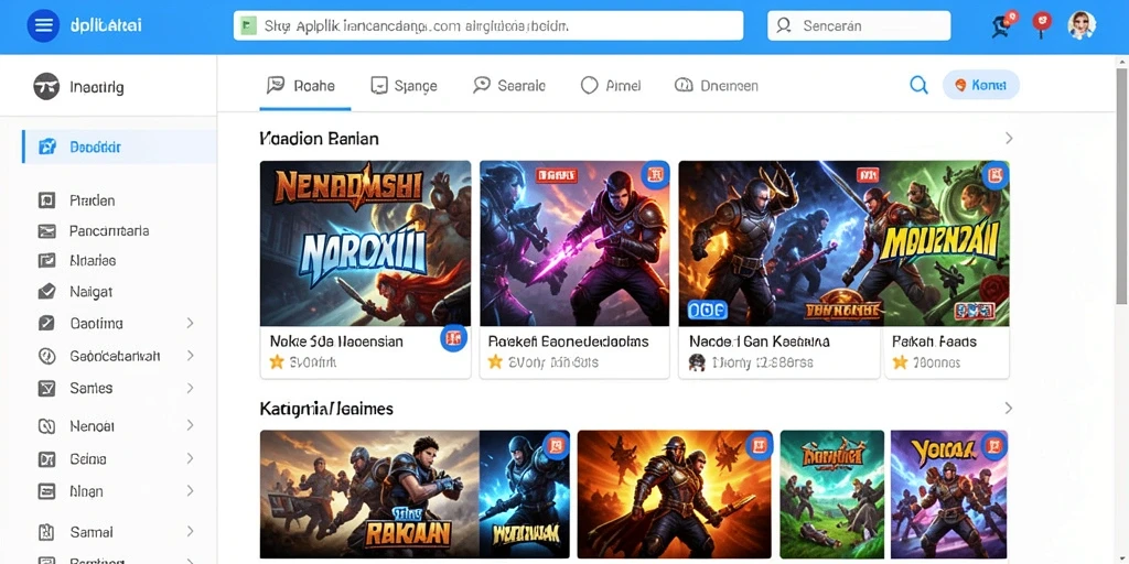 Interaksi dengan karakter NPC yang memberi misi.