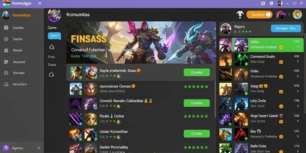 Adegan pertempuran epik antara pahlawan dan monster.