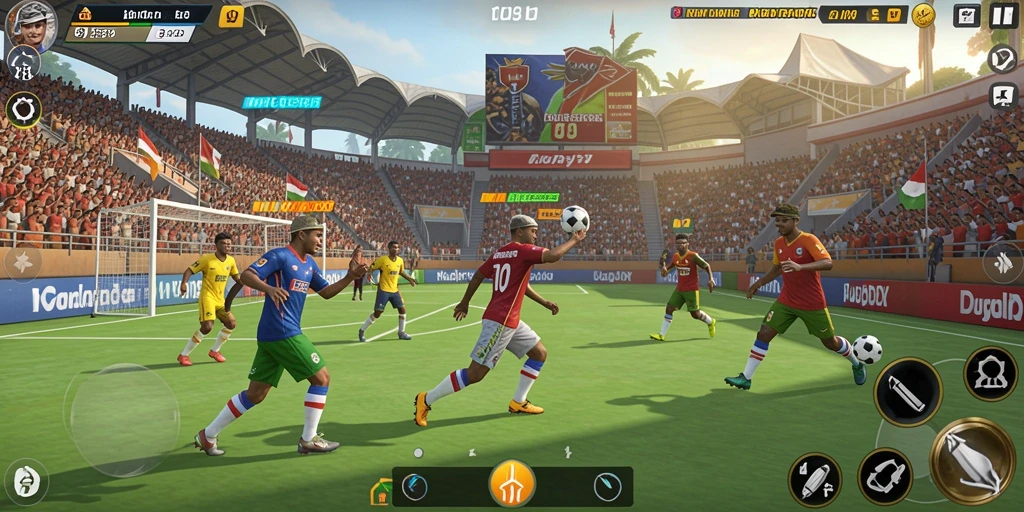 Tangkapan layar menampilkan fitur komunitas di dalam game.