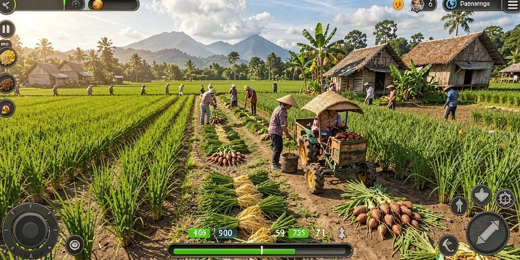 Berbagai tantangan seru di setiap level.
