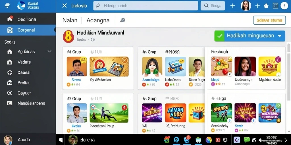 Fitur multiplayer yang memungkinkan permainan bersama teman.