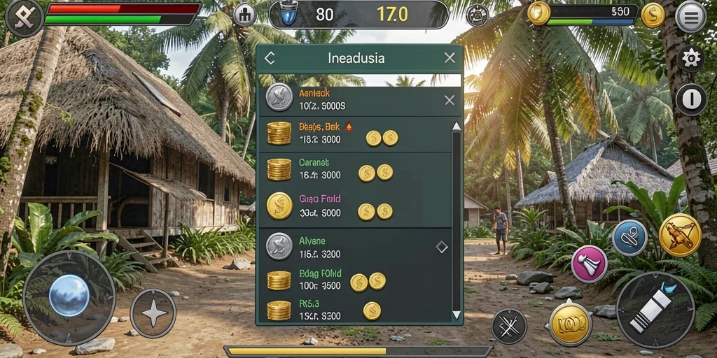 Screenshot menunjukkan papan peringkat dengan nama-nama pemain terbaik.
